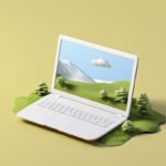 3d-rendering-laptop